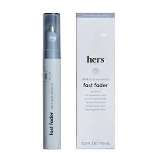 hers Fast Fader Tranexamic Acid Dark Spot Corrector Face Treatment 0.5 fl oz NEW